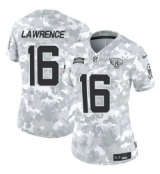 Women Jacksonville Jaguars 16 Trevor Lawrence 2024 F U S E Arctic Camo Salute To Service Limited Stitched Football Jersey Women Jacksonville Jaguars 16 Trevor Lawrence 2024 F U S E Arctic Camo Salute To Service Limited Stitched Football Jersey
