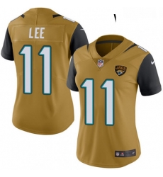 Womens Nike Jacksonville Jaguars 11 Marqise Lee Limited Gold Rush Vapor Untouchable NFL Jersey Womens Nike Jacksonville Jaguars 11 Marqise Lee Limited Gold Rush Vapor Untouchable NFL Jersey