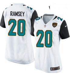 Womens Nike Jacksonville Jaguars 20 Jalen Ramsey Game White NFL Jersey Womens Nike Jacksonville Jaguars 20 Jalen Ramsey Game White NFL Jersey