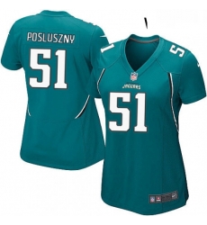 Womens Nike Jacksonville Jaguars 51 Paul Posluszny Game Teal Green Team Color NFL Jersey Womens Nike Jacksonville Jaguars 51 Paul Posluszny Game Teal Green Team Color NFL Jersey