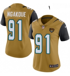 Womens Nike Jacksonville Jaguars 91 Yannick Ngakoue Limited Gold Rush Vapor Untouchable NFL Jersey Womens Nike Jacksonville Jaguars 91 Yannick Ngakoue Limited Gold Rush Vapor Untouchable NFL Jersey