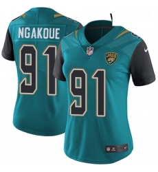 Womens Nike Jacksonville Jaguars 91 Yannick Ngakoue Teal Green Team Color Vapor Untouchable Limited Player NFL Jersey Womens Nike Jacksonville Jaguars 91 Yannick Ngakoue Teal Green Team Color Vapor Untouchable Limited Player NFL Jersey