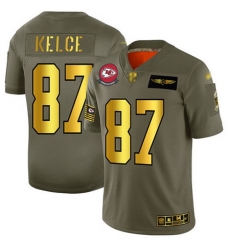Chiefs 87 Travis Kelce Camo Gold Men Stitched Football Limited 2019 Salute To Service Jersey Chiefs 87 Travis Kelce Camo Gold Men Stitched Football Limited 2019 Salute To Service Jersey