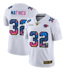 Kansas City Chiefs 32 Tyrann Mathieu Men White Nike Multi Color 2020 NFL Crucial Catch Limited NFL Jersey Kansas City Chiefs 32 Tyrann Mathieu Men White Nike Multi Color 2020 NFL Crucial Catch Limited NFL Jersey