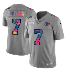 Kansas City Chiefs 7 Harrison Butker Men Nike Multi Color 2020 NFL Crucial Catch NFL Jersey Greyheather Kansas City Chiefs 7 Harrison Butker Men Nike Multi Color 2020 NFL Crucial Catch NFL Jersey Greyheather