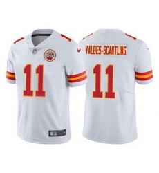 Men Kansas City Chiefs 11 Marquez Valdes Scantling White Vapor Untouchable Limited Stitched Football jersey Men Kansas City Chiefs 11 Marquez Valdes Scantling White Vapor Untouchable Limited Stitched Football jersey