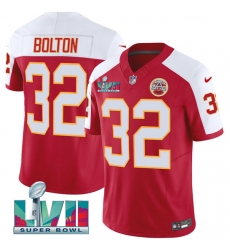 Men Kansas City Chiefs 32 Nick Bolton Red 2023 F U S E With Super Bowl LVII Patch Vapor Untouchable Limited Stitched Jersey Men Kansas City Chiefs 32 Nick Bolton Red 2023 F U S E With Super Bowl LVII Patch Vapor Untouchable Limited Stitched Jersey
