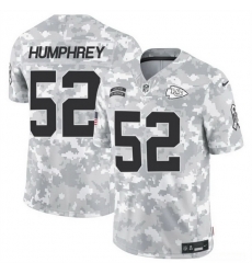 Men Kansas City Chiefs 52 Creed Humphrey 2024 F U S E Arctic Camo Salute To Service Limited Stitched Football Jersey Men Kansas City Chiefs 52 Creed Humphrey 2024 F U S E Arctic Camo Salute To Service Limited Stitched Football Jersey