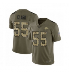 Men Kansas City Chiefs 55 Frank Clark Limited Olive Camo 2017 Salute to Service Football Jersey Men Kansas City Chiefs 55 Frank Clark Limited Olive Camo 2017 Salute to Service Football Jersey