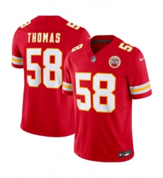 Men Kansas City Chiefs 58 Derrick Thomas Red 2024 F U S E Vapor Untouchable Limited Stitched Football Jersey Men Kansas City Chiefs 58 Derrick Thomas Red 2024 F U S E Vapor Untouchable Limited Stitched Football Jersey