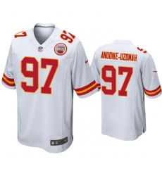 Men Kansas City Chiefs 97 Felix Anudike Uzomah White Limited Stitched Football Game Jersey Men Kansas City Chiefs 97 Felix Anudike Uzomah White Limited Stitched Football Game Jersey