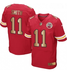 Men Nike Kansas City Chiefs 11 Alex Smith Elite RedGold Team Color NFL Jersey Men Nike Kansas City Chiefs 11 Alex Smith Elite RedGold Team Color NFL Jersey