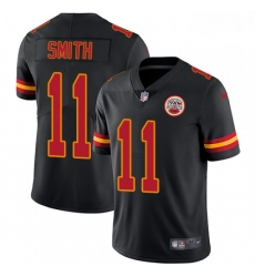 Men Nike Kansas City Chiefs 11 Alex Smith Limited Black Rush Vapor Untouchable NFL Jersey Men Nike Kansas City Chiefs 11 Alex Smith Limited Black Rush Vapor Untouchable NFL Jersey