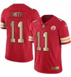 Men Nike Kansas City Chiefs 11 Alex Smith Limited RedGold Rush NFL Jersey Men Nike Kansas City Chiefs 11 Alex Smith Limited RedGold Rush NFL Jersey
