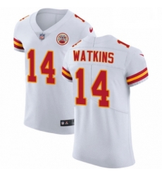Men Nike Kansas City Chiefs 14 Sammy Watkins White Vapor Untouchable Elite Player NFL Jersey Men Nike Kansas City Chiefs 14 Sammy Watkins White Vapor Untouchable Elite Player NFL Jersey