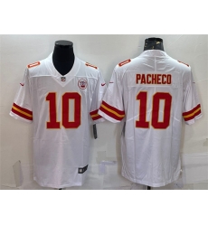 Mens Kansas City Chiefs #10 Isaih Pacheco White Vapor Untouchable Limited Player Jersey Mens Kansas City Chiefs #10 Isaih Pacheco White Vapor Untouchable Limited Player Jersey