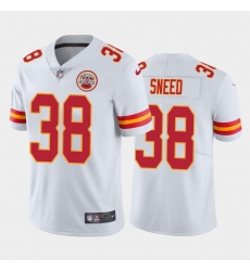 Men's Kansas City Chiefs #38 L'Jarius Sneed White Vapor Untouchable Limited Stitched Jersey Men's Kansas City Chiefs #38 L'Jarius Sneed White Vapor Untouchable Limited Stitched Jersey