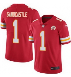 Nike Chiefs #1 Leon Sandcastle Red Mens Stitched NFL Limited Rush Jersey Nike Chiefs #1 Leon Sandcastle Red Mens Stitched NFL Limited Rush Jersey