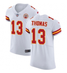 Nike Chiefs #13 De Anthony Thomas White Mens Stitched NFL Vapor Untouchable Elite Jersey Nike Chiefs #13 De Anthony Thomas White Mens Stitched NFL Vapor Untouchable Elite Jersey