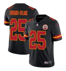 Nike Chiefs 25 Clyde Edwards Helaire Black Men Stitched NFL Limited Rush Jersey Nike Chiefs 25 Clyde Edwards Helaire Black Men Stitched NFL Limited Rush Jersey