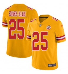 Nike Chiefs 25 Clyde Edwards Helaire Gold Men Stitched NFL Limited Inverted Legend Jersey Nike Chiefs 25 Clyde Edwards Helaire Gold Men Stitched NFL Limited Inverted Legend Jersey