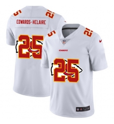 Nike Chiefs 25 Clyde Edwards Helaire White Shadow Logo Limited Jersey Nike Chiefs 25 Clyde Edwards Helaire White Shadow Logo Limited Jersey