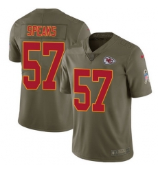 Nike Chiefs #57 Breeland Speaks Olive Mens Stitched NFL Limited 2017 Salute To Service Jersey Nike Chiefs #57 Breeland Speaks Olive Mens Stitched NFL Limited 2017 Salute To Service Jersey