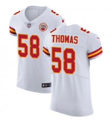Nike Chiefs #58 Derrick Thomas White Mens Stitched NFL Vapor Untouchable Elite Jersey Nike Chiefs #58 Derrick Thomas White Mens Stitched NFL Vapor Untouchable Elite Jersey