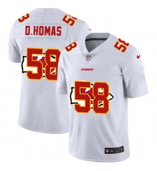 Nike Chiefs 58 Derrick Thomas White Shadow Logo Limited Jersey Nike Chiefs 58 Derrick Thomas White Shadow Logo Limited Jersey