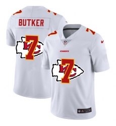 Nike Chiefs 7 Harrison Butker White Shadow Logo Limited Jersey Nike Chiefs 7 Harrison Butker White Shadow Logo Limited Jersey