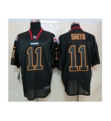 Nike Kansas City Chiefs 11 Alex Smith Black Elite Lights Out NFL Jersey Nike Kansas City Chiefs 11 Alex Smith Black Elite Lights Out NFL Jersey