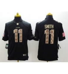 Nike Kansas City Chiefs 11 Alex Smith Black Limited Salute to Service NFL Jersey Nike Kansas City Chiefs 11 Alex Smith Black Limited Salute to Service NFL Jersey