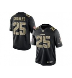 Nike Kansas City Chiefs 25 Jamaal Charles Black Limited Salute To Service Jersey Nike Kansas City Chiefs 25 Jamaal Charles Black Limited Salute To Service Jersey