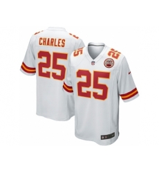 Nike Kansas City Chiefs 25 Jamaal Charles White Game NFL Jersey Nike Kansas City Chiefs 25 Jamaal Charles White Game NFL Jersey