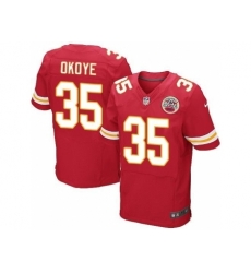 Nike Kansas City Chiefs 35 Christian Okoye Red Elite Stitched NFL Jersey Nike Kansas City Chiefs 35 Christian Okoye Red Elite Stitched NFL Jersey