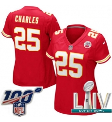 2020 Super Bowl LIV Women Kansas City Chiefs #25 Jamaal Charles Red Team Color Vapor Untouchable Limited Player Football Jersey 2020 Super Bowl LIV Women Kansas City Chiefs #25 Jamaal Charles Red Team Color Vapor Untouchable Limited Player Football Jersey