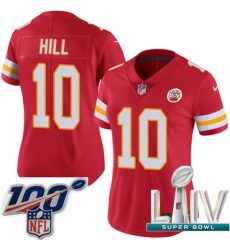 2020 Super Bowl LIV Women Nike Kansas City Chiefs #10 Tyreek Hill Red Team Color Vapor Untouchable Limited Player NFL Jersey 2020 Super Bowl LIV Women Nike Kansas City Chiefs #10 Tyreek Hill Red Team Color Vapor Untouchable Limited Player NFL Jersey