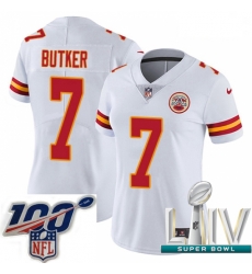 2020 Super Bowl LIV Women Nike Kansas City Chiefs #7 Harrison Butker White Vapor Untouchable Limited Player NFL Jersey 2020 Super Bowl LIV Women Nike Kansas City Chiefs #7 Harrison Butker White Vapor Untouchable Limited Player NFL Jersey