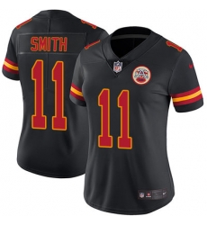 Nike Chiefs #11 Alex Smith Black Womens Stitched NFL Limited Rush Jersey Nike Chiefs #11 Alex Smith Black Womens Stitched NFL Limited Rush Jersey