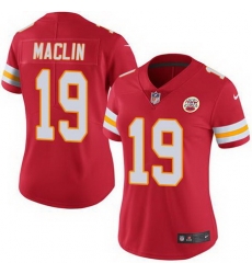 Nike Chiefs #19 Jeremy Maclin Red Womens Stitched NFL Limited Rush Jersey Nike Chiefs #19 Jeremy Maclin Red Womens Stitched NFL Limited Rush Jersey