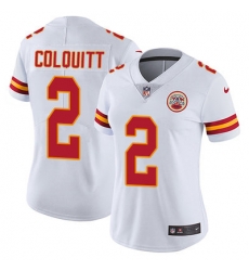 Nike Chiefs #2 Dustin Colquitt White Womens Stitched NFL Vapor Untouchable Limited Jersey Nike Chiefs #2 Dustin Colquitt White Womens Stitched NFL Vapor Untouchable Limited Jersey