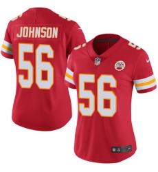 Nike Chiefs #56 Derrick Johnson Red Team Color Womens Stitched NFL Vapor Untouchable Limited Jersey Nike Chiefs #56 Derrick Johnson Red Team Color Womens Stitched NFL Vapor Untouchable Limited Jersey