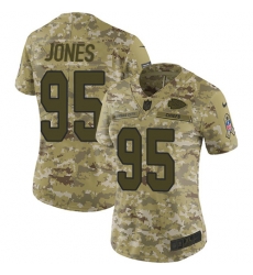 Nike Chiefs #95 Chris Jones Camo Women Stitched NFL Limited 2018 Salute to Service Jersey Nike Chiefs #95 Chris Jones Camo Women Stitched NFL Limited 2018 Salute to Service Jersey