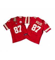 Women Kansas City Chiefs 87 Travis Kelce Red 2023 F U S E Vapor Untouchable Limited Stitched Jersey Women Kansas City Chiefs 87 Travis Kelce Red 2023 F U S E Vapor Untouchable Limited Stitched Jersey