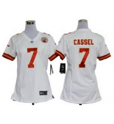 Women Nike Kansas City Chiefs 7# Matt Cassel White Nike NFL Jerseys Women Nike Kansas City Chiefs 7# Matt Cassel White Nike NFL Jerseys