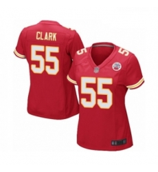 Womens Kansas City Chiefs 55 Frank Clark Game Red Team Color Football Jersey Womens Kansas City Chiefs 55 Frank Clark Game Red Team Color Football Jersey