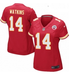 Womens Nike Kansas City Chiefs 14 Sammy Watkins Game Red Team Color NFL Jersey Womens Nike Kansas City Chiefs 14 Sammy Watkins Game Red Team Color NFL Jersey