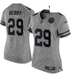 Womens Nike Kansas City Chiefs 29 Eric Berry Limited Gray Gridiron NFL Jersey Womens Nike Kansas City Chiefs 29 Eric Berry Limited Gray Gridiron NFL Jersey