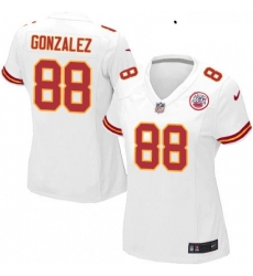 Womens Nike Kansas City Chiefs 88 Tony Gonzalez Game White NFL Jersey Womens Nike Kansas City Chiefs 88 Tony Gonzalez Game White NFL Jersey