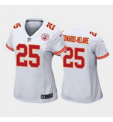 women clyde edwards helaire kansas city chiefs white game jersey women clyde edwards helaire kansas city chiefs white game jersey